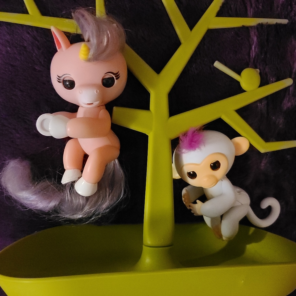 Fingerlings and tree.
